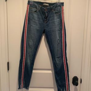 Zara distressed jeans